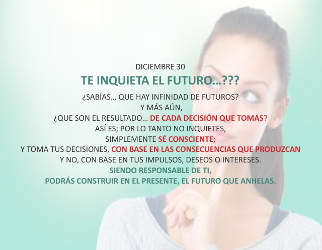 Te inquieta el futuro...???